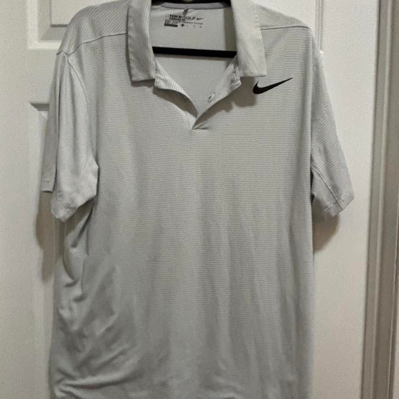 Nike Men's White Polo-Shirts
